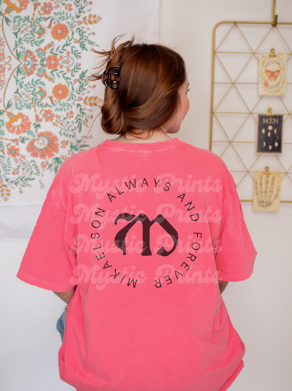 Vampire Diaries Shirt | Hybrid Symbol Shirt | Mikaelson Crest Always and Forever | The Originals Family Tee