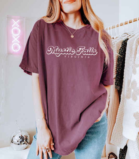 Vampire Diaries T-Shirt - Mystic Falls Virginia Shirt - TVD Merch - Mystic Falls Shirt - TVD Gift - Retro Shirt - Vintage Tee