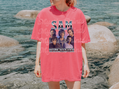 Supernatural T-Shirt, Sam Winchester T-Shirt, Vintage Rap Tee Style, SPN Fan Merch, Unisex Soft Comfort Fit