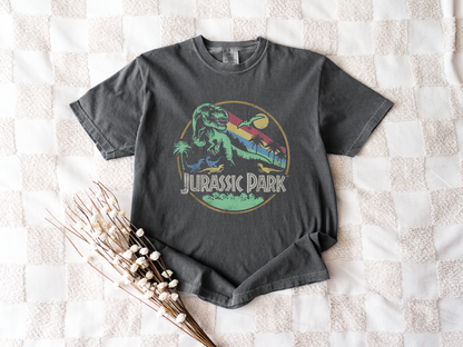 90's Retro Dinosaur Adventure Shirt – Vintage Dinosaur Graphic Tee – Unisex Dino Film-Inspired Tee