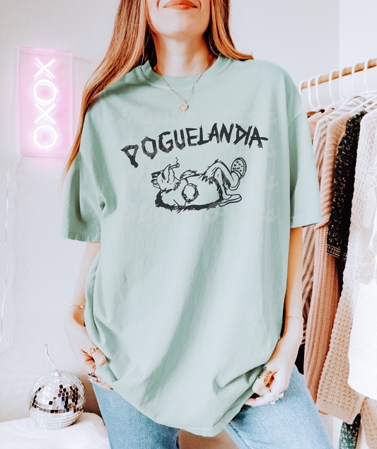 Poguelandia Flag Outer Banks Shirt | OBX Pogues Life Graphic Tee | Outer Banks TV Show Merch for Fans
