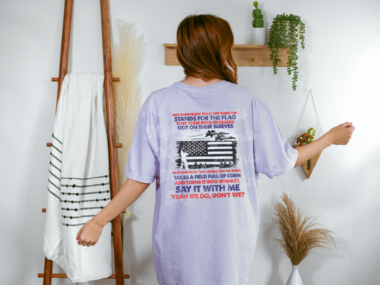 Don’t We American Pride Shirt, Country Music Inspired Tee, Military Jets Flag Shirt, Whiskey & Cornfield USA Tee, Unisex Patriotic Shirt
