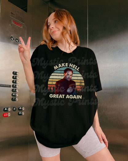 Supernatural T-Shirt - Crowley T-Shirt – SPN Inspired Graphic Shirt – King of Hell Fan Tee – Supernatural Merch - Unisex Comfort Fit