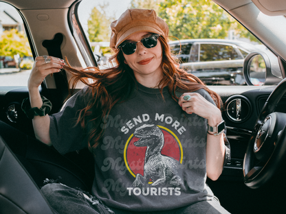 Retro Dinosaur Park T-Shirt, 90s Adventure Movie Inspired Tee, Vintage Style Dino Shirt, Unisex Comfort Fit