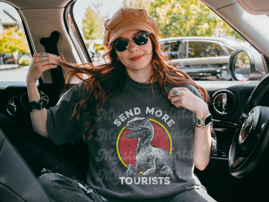 Retro Dinosaur Park T-Shirt, 90s Adventure Movie Inspired Tee, Vintage Style Dino Shirt, Unisex Comfort Fit