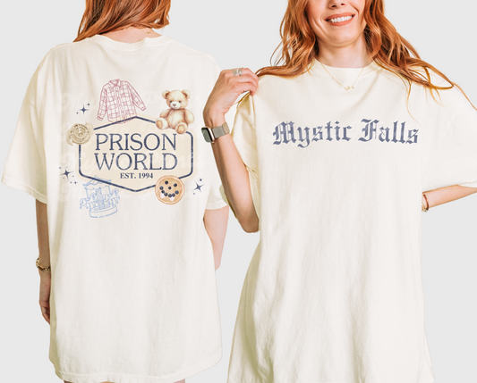 Mystic Falls 1994 Prison World Shirt - Vampire Diaries T-Shirt - TVD Merch