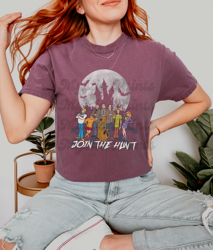 Supernatural Shirt | Crossover Cartoon Hunters Shirt | Mystery Gang Inspired with Sam Dean Cas | Retro Mashup Fan Tee