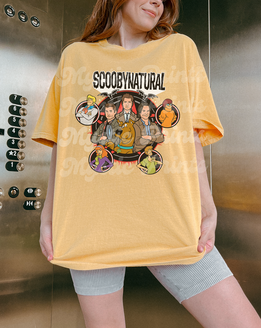 Supernatural T-Shirt, Cartoon Crossover Tee, 90's Cartoon T-Shirt, Supernatural Crossover Tee, Soft Unisex Fandom Shirt, Supernatural Fan Merch