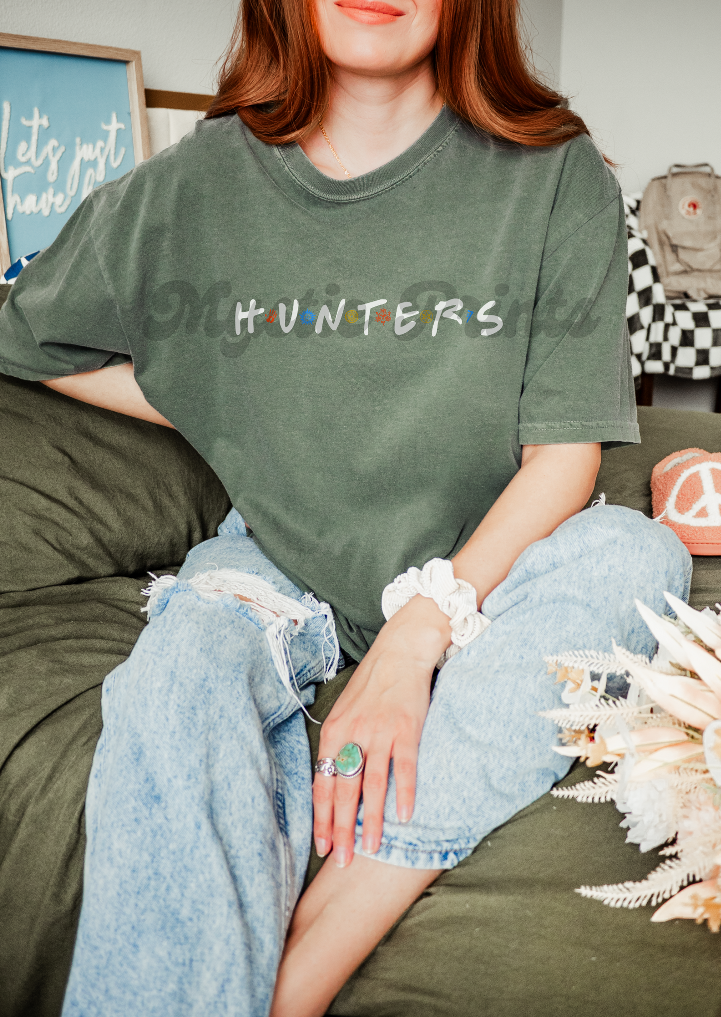 Supernatural Hunters Shirt | Friends Inspired SPN Tee | Supernatural Fan T-Shirt | SPN Protection Symbol