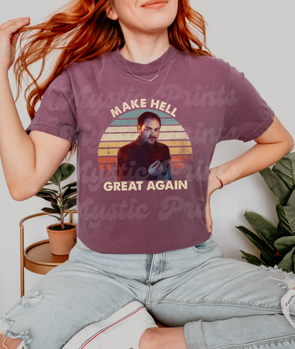 Supernatural T-Shirt - Crowley T-Shirt – SPN Inspired Graphic Shirt – King of Hell Fan Tee – Supernatural Merch - Unisex Comfort Fit