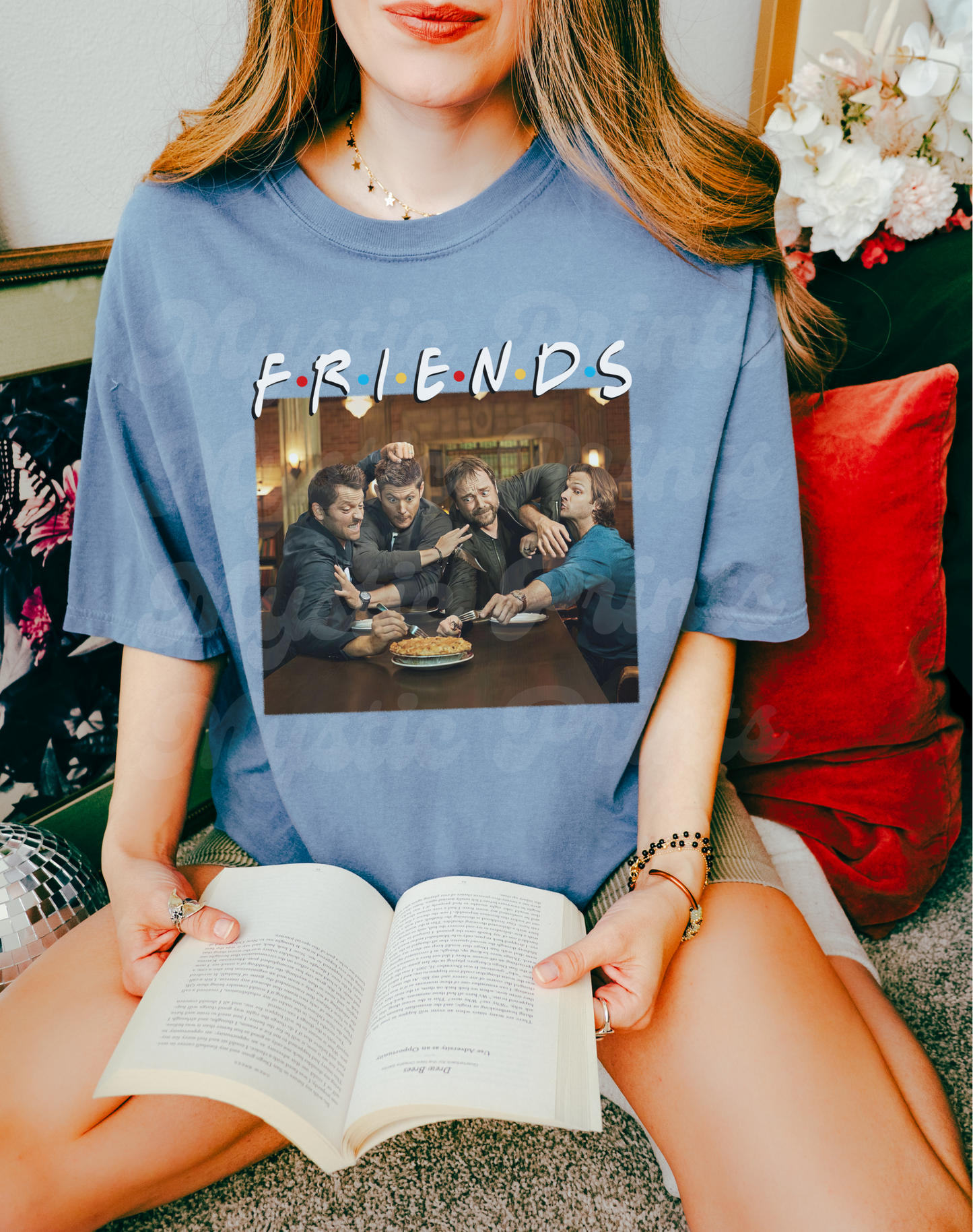 Supernatural T-Shirt – SPN & Friends Crossover Graphic Tee – Unisex Hunter & Friends Shirt