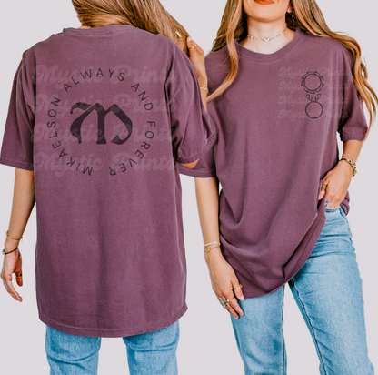 Vampire Diaries Shirt | Hybrid Symbol Shirt | Mikaelson Crest Always and Forever | The Originals Family Tee