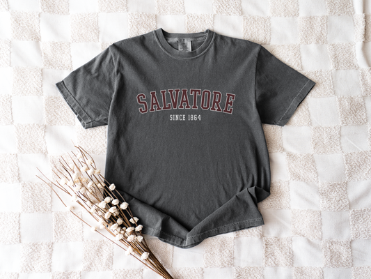 Salvatore Since 1864 Shirt – Vampire Diaries-Inspired Shirt – Unisex Salvatore Graphic Tee - Vampire Diaries T-Shirt - Mystic Falls T-Shirt