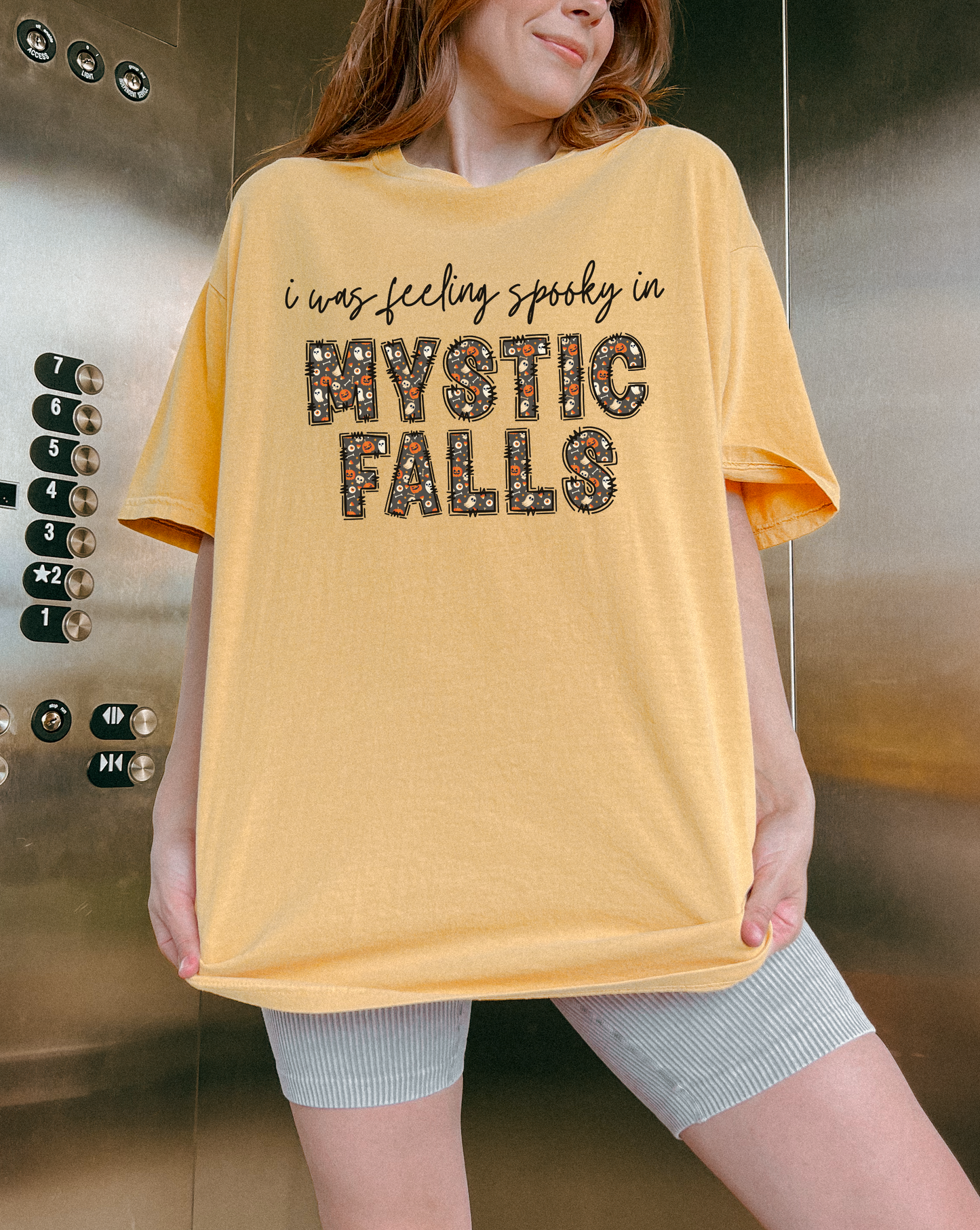 I Was Feeling Spooky in Mystic Falls Shirt | Vampire Diaries Halloween Tee | TVD Fall Graphic Shirt | Spooky Season Top