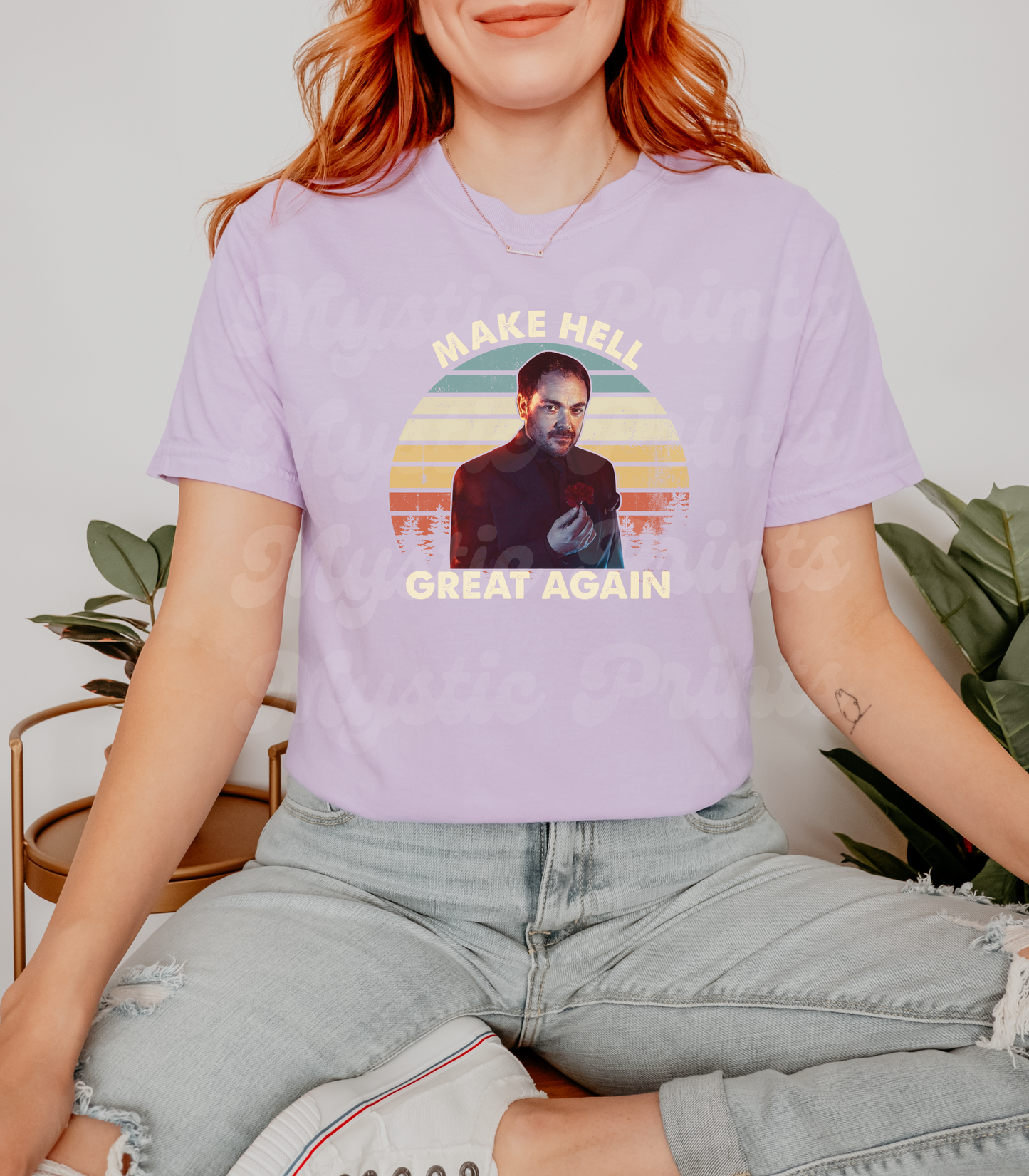 Supernatural T-Shirt - Crowley T-Shirt – SPN Inspired Graphic Shirt – King of Hell Fan Tee – Supernatural Merch - Unisex Comfort Fit
