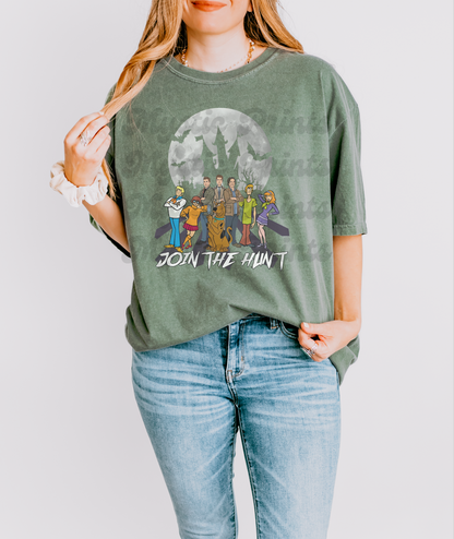 Supernatural Shirt | Crossover Cartoon Hunters Shirt | Mystery Gang Inspired with Sam Dean Cas | Retro Mashup Fan Tee