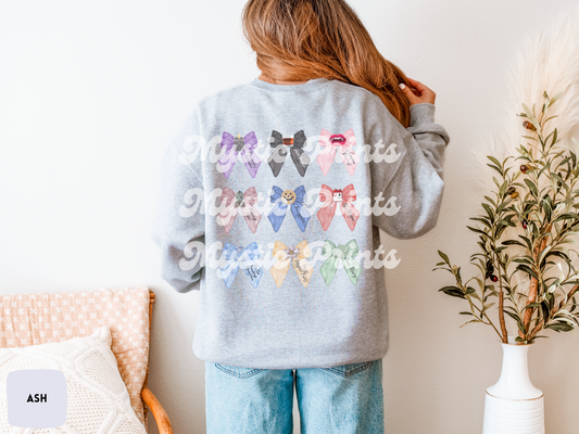 Vampire Diaries Bow Sweatshirt | TVD Aesthetic Crewneck | Mystic Falls Cozy Gift | TVD Merch Sweater