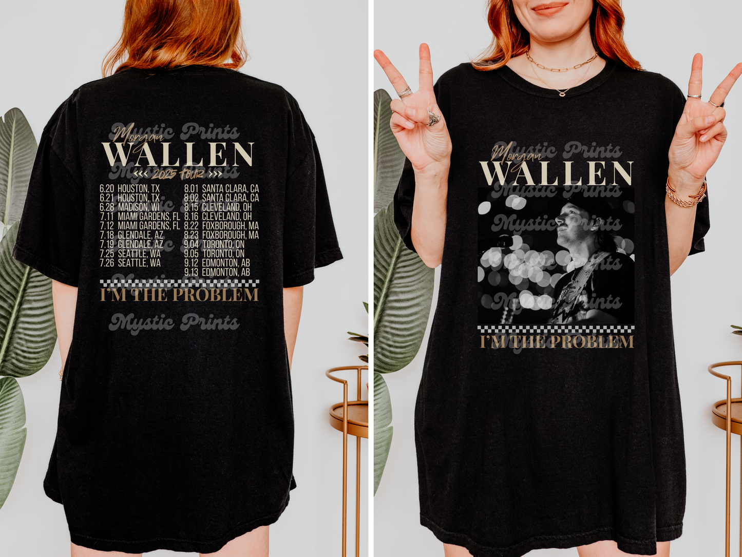 I'm the Problem Country Tee | Inspired by MW Tour Vibes | Comfort Colors Shirt | Country Concert Graphic Shirt