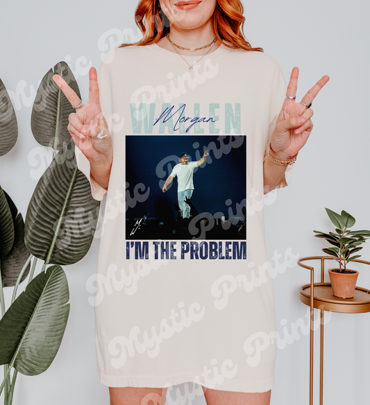 I'm the Problem Country Tee | Inspired by Tour Vibes | Comfort Colors Shirt | Country Concert Graphic Shirt