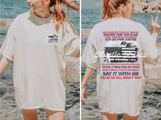 Don’t We American Pride Shirt, Country Music Inspired Tee, Military Jets Flag Shirt, Whiskey & Cornfield USA Tee, Unisex Patriotic Shirt