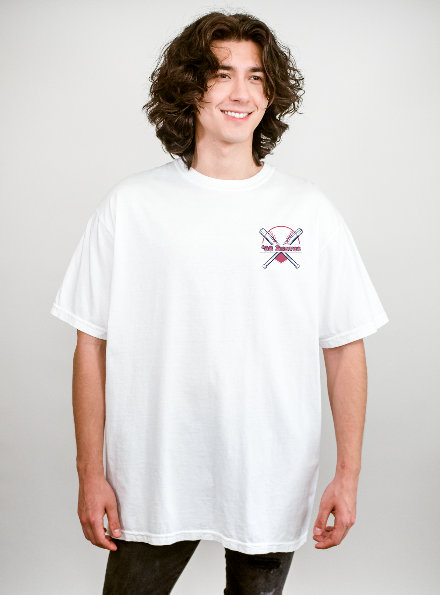 98 Braves Inspired Country Music Shirt | Comfort Colors Tee for Country Concerts | Retro Southern Graphic Shirt