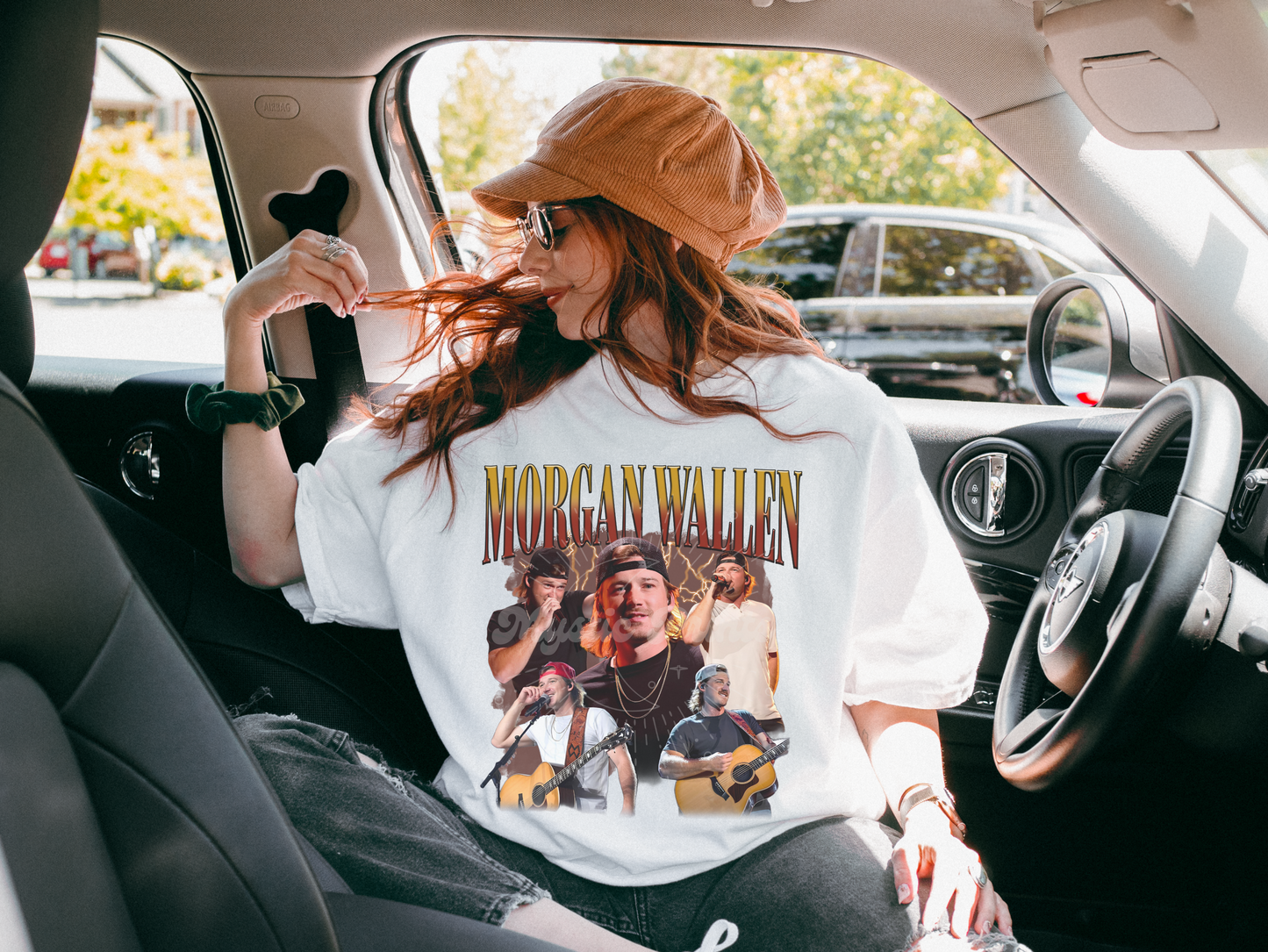 Bootleg Style Morgan Shirt | Fan Collage Country Tee | Retro Rap Tour Tee Aesthetic | Country Concert Graphic