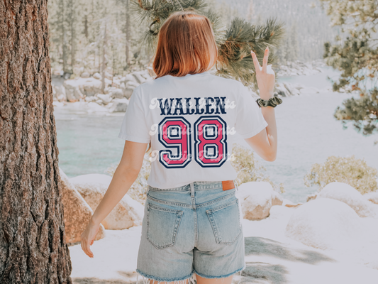98 Braves Inspired Country Music Shirt | Comfort Colors Tee for Country Concerts | Retro Southern Graphic Shirt