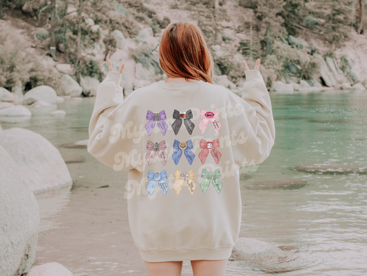 Vampire Diaries Bow Sweatshirt | TVD Aesthetic Crewneck | Mystic Falls Cozy Gift | TVD Merch Sweater