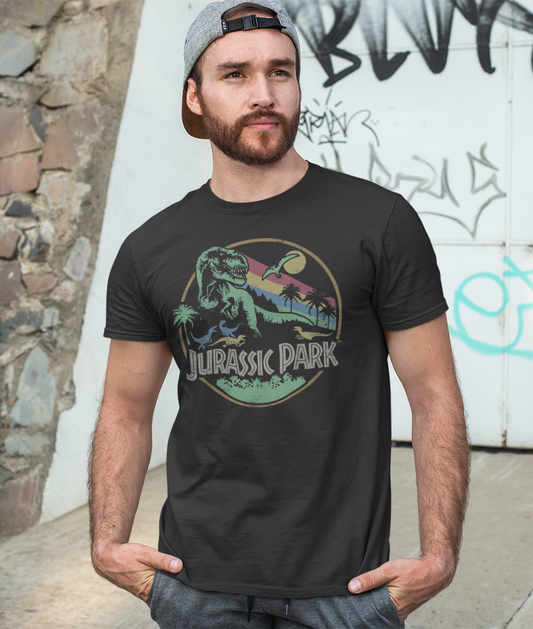 90's Retro Dinosaur Adventure Shirt – Vintage Dinosaur Graphic Tee – Unisex Dino Film-Inspired Tee